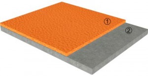 Sport Vinyl Sheet Cross Section